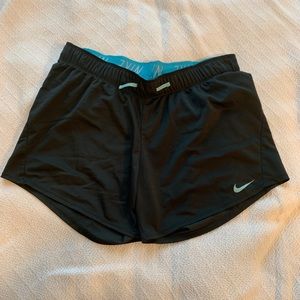 Nike Dri Fit Gray Athletic Shorts Large